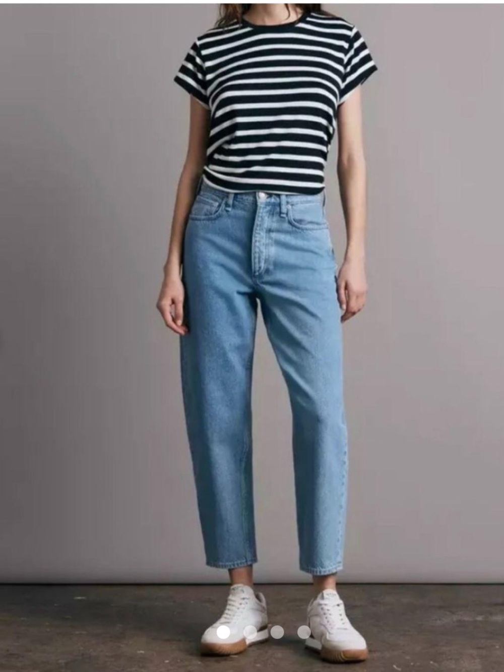 Women's Rag & Bone Alissa High Rise BARREL LEG Jeans Light Wash Size 30
